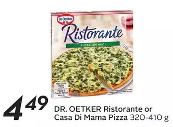 Sobeys Urban Fresh Dr. oetker ristorante or casa di mama pizza offer