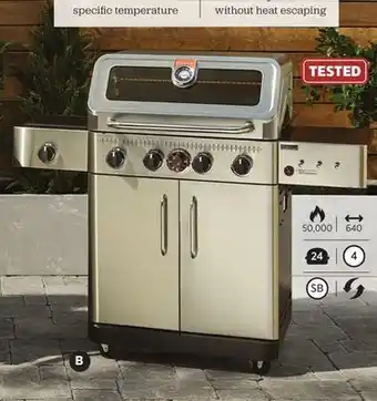 Canadian Tire Vida by paderno essence series 4-burner convertible gas bbq offer