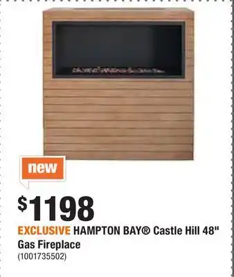 Home Depot Exclusive hampton bay® castle hill 48 gas fireplace offer