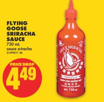 No Frills Flying goose sriracha sauce, 730 ml offer