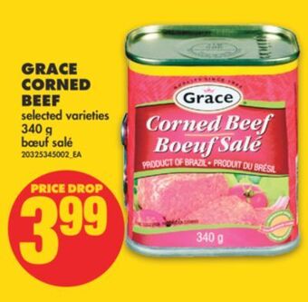 No Frills Grace corned beef, 340 g offer