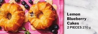 M & M Food Market Lemon blueberry cakes offer