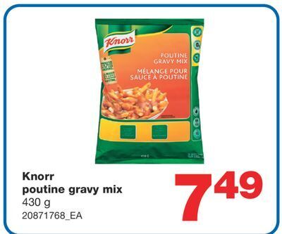 Wholesale Club Knorr poutine gravy mix, 430 g offer