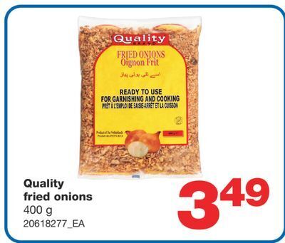 Wholesale Club Quality fried onions, 400 g offer