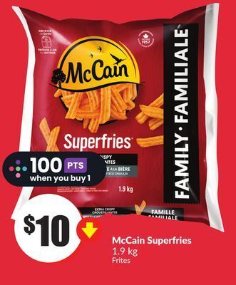 FreshCo Mccain superfries 1.9 kg offer