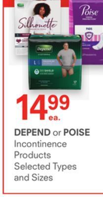 IDA Pharmacy Depend or poise offer