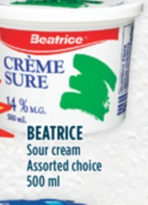 Marché Adonis Beatrice sour cream offer