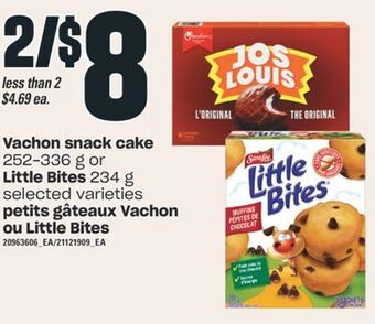Valu-mart Petits gâteaux vachon ou little bites offer