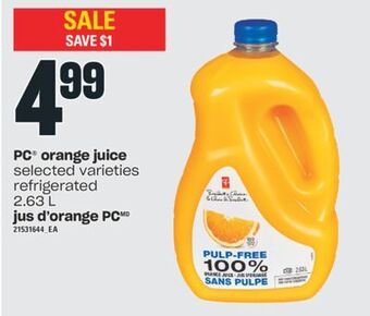 Valu-mart Jus d'orange pc, 2.63 l offer