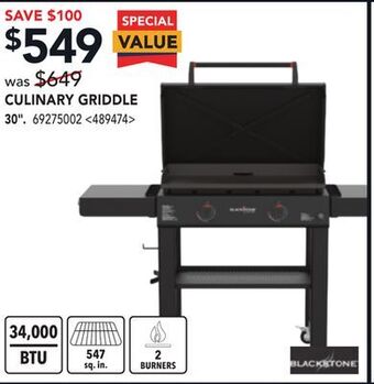 RONA Blackstone culinary griddle 30 offer