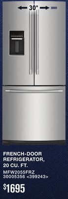 RONA Maytag french door refrigerator, 20 cu. ft. offer