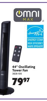Home Hardware 44 oscillating tower fan offer