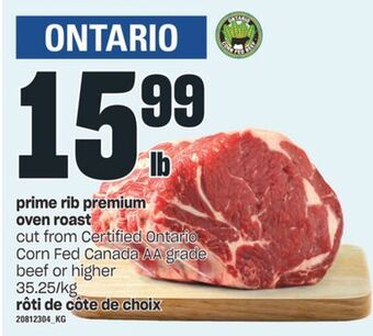 Valu-mart Rôti de côte de choix offer