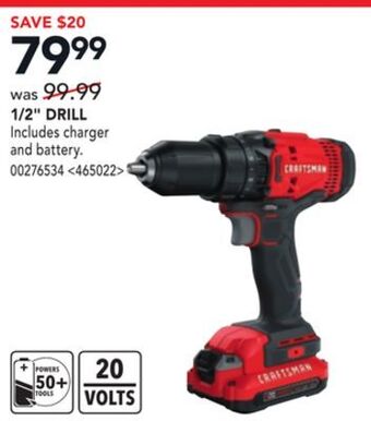 RONA Craftsman 1/2 drill offer