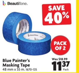 Home Hardware Blue painter's masking tape offer