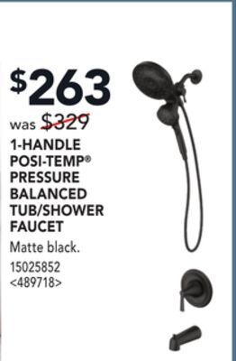 RONA Moen 1-handle posi-temp pressure balanced tub/shower faucet offer