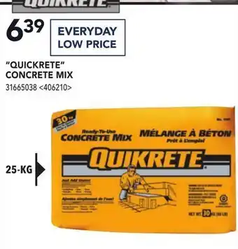 RONA Quikrete quickrete concrete mix offer