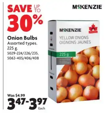 Home Hardware Onion bulbs offer