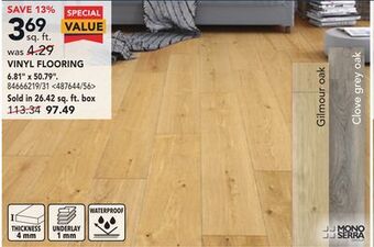 RONA Mono serra vinyl flooring 6.81 x 50.79 offer