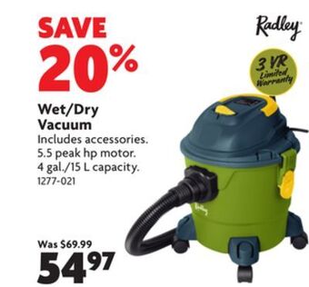 Home Hardware Wet/dry vacuum offer