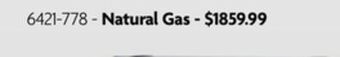 Home Hardware Natural gas offer