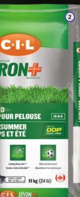 Home Hardware Lawn food 18-0-8 offer