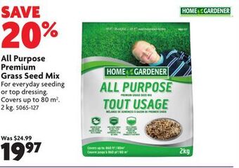 Home Hardware All purpose premium grass seed mix offer