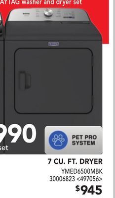 RONA Maytag 7 cu. ft. dryer offer