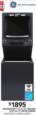 RONA Ge spacemaker 4.5 cu. ft. washer & 5.9 cu. ft. dryer combo offer