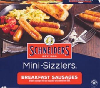 Giant Tiger Schneiders breakfast sausages offer