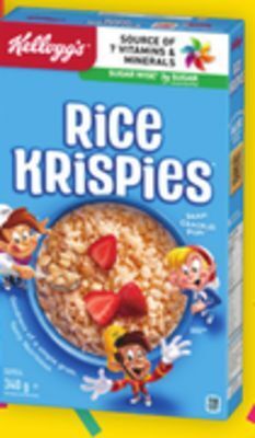 Giant Tiger Kellogg's rice krispies cereal offer
