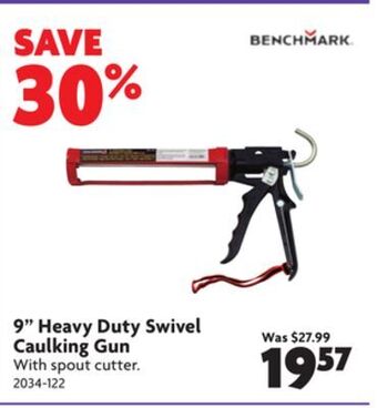 Home Hardware 9 heavy duty swivel caulking gun offer