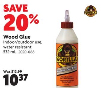 Home Hardware Wood glue offer