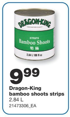 Wholesale Club Dragon-king bamboo shoots strips, 2.84 l offer