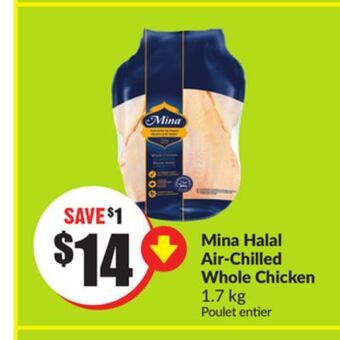 Chalo FreshCo Mina halal air-chilled whole chicken 1.7 kg offer