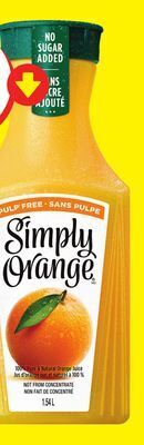 Chalo FreshCo Simply orange juice 1.54 l offer