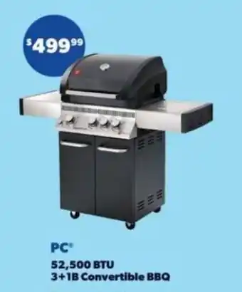 Real Canadian Superstore PC 52,500 BTU 3+1B Convertible BBQ offer