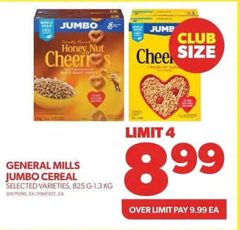Real Canadian Superstore General mills jumbo cereal offer