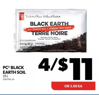 Real Canadian Superstore Pc black earth soil offer