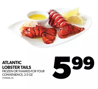Real Canadian Superstore Atlantic lobster tails offer