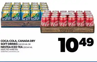 Real Canadian Superstore Coca-cola, canada dry soft drinks or nestea iced tea offer