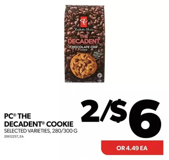 Real Canadian Superstore Pc the decadent cookie offer