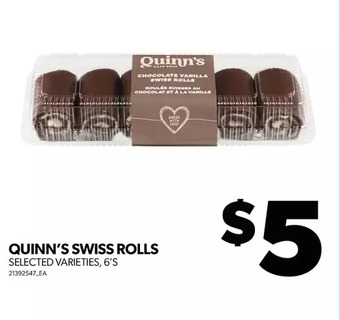Real Canadian Superstore Quinn's swiss rolls offer