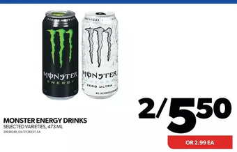 Real Canadian Superstore Monster energy drinks offer