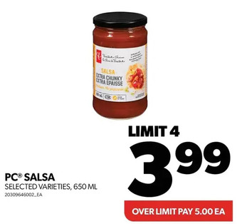 Real Canadian Superstore Pc salsa offer