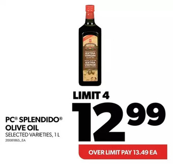 Real Canadian Superstore Pc splendido olive oil offer