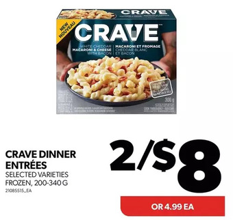 Real Canadian Superstore Crave dinner entrées offer