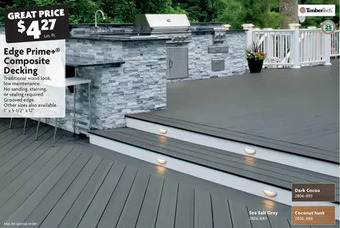 Home Hardware Edge prime+ composite decking offer