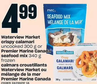 Independent Grocer Waterview market crispy calamari or premier marine canada seafood mix offer