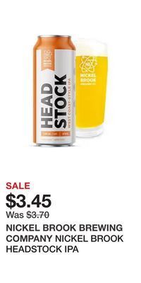 The Beer Store Nickel brook headstock ipa offer